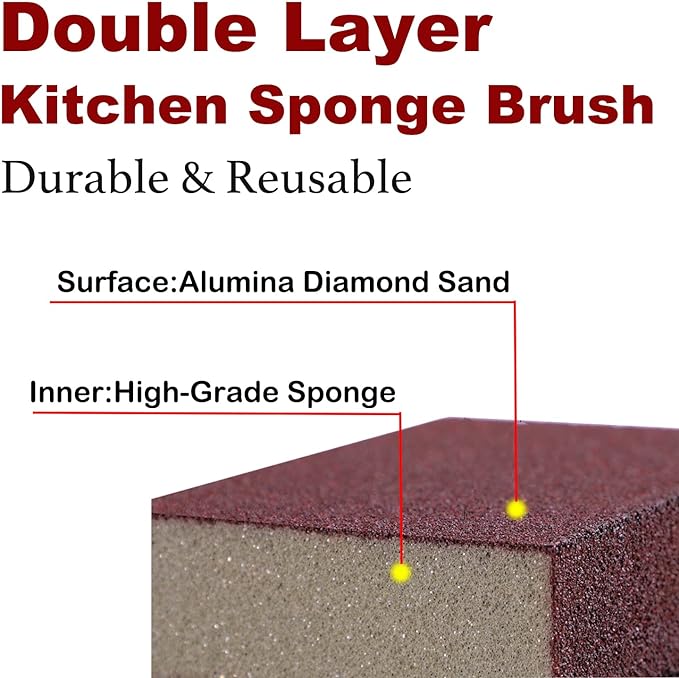 Magic Brown Sponge Set Of 3 Sponges