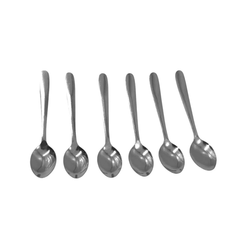 Simple silver metal tea and coffee spoons on Spotngrab Lebanon.