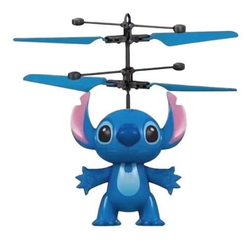 Stitch motion sensor flying helicopter toy in blue – hand-controlled drone for kids on Spotngrab Lebanon.