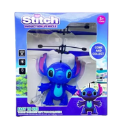 Stitch motion sensor flying helicopter toy in blue – hand-controlled drone for kids on Spotngrab Lebanon.