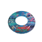 70cm blue cosmic-themed Disney Stitch and Angel in space suits inflatable swim ring on Spotngrab Lebanon.