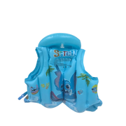 Blue inflatable children's swimming vest featuring Disney Stitch character art on Spotngrab Lebanon.