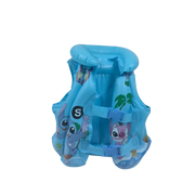 Blue inflatable children's swimming vest featuring Disney Stitch character art on Spotngrab Lebanon.