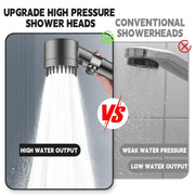 3-mode turbo-charged filtered shower head displaying the spinning internal propeller fan and custom spray modes on Spotngrab Lebanon