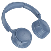 HOCO W66 Wave Bluetooth 5.4 wireless headphones in blue – high-performance audio Lebanon Spotngrab.