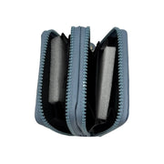 Stylish multi-compartment fabric wallet for women - internal view showing card slots and coin pocket - Spotngrab Lebanon.