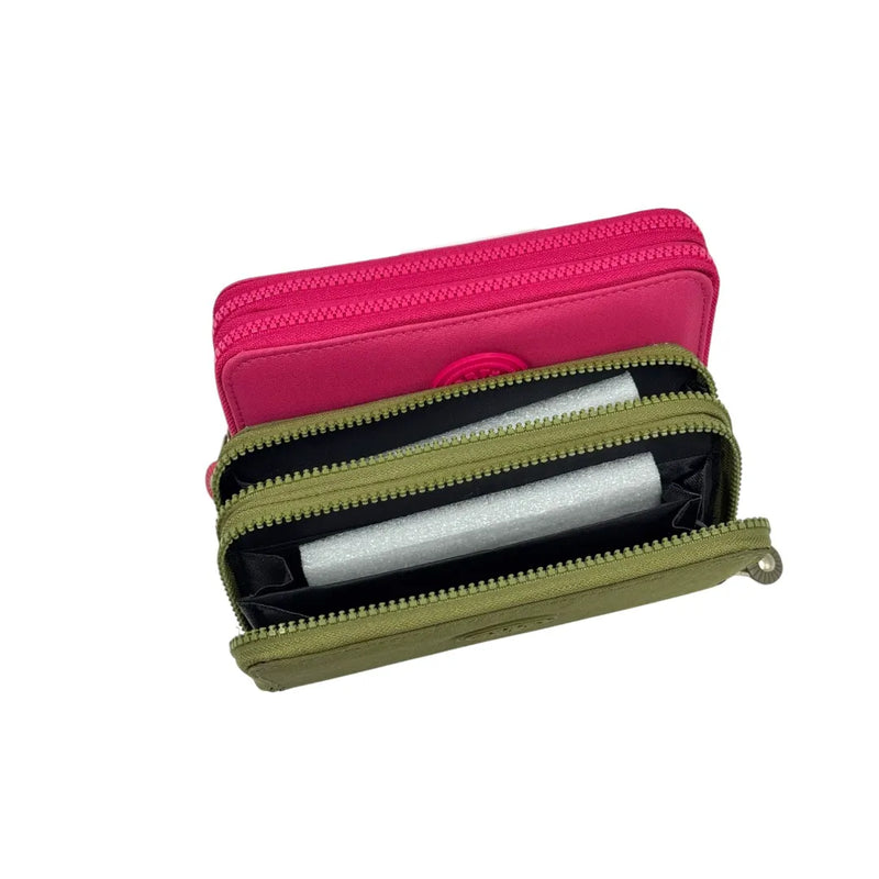 Large women's zip-around long wallet with multiple compartments - Spotngrab Lebanon online shopping.