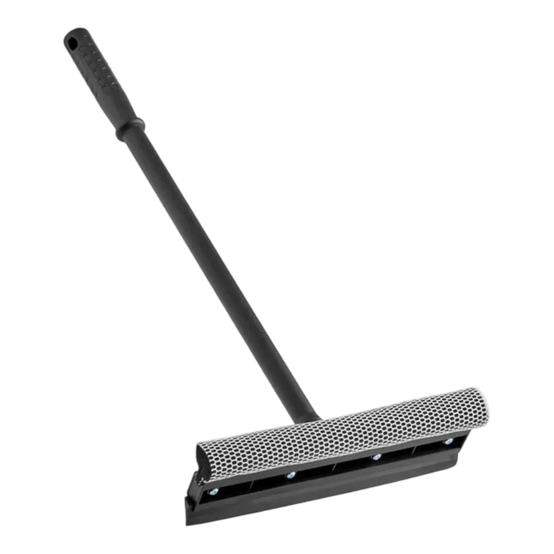 Professional window and windshield squeegee with a dual-head rubber scraper and mesh sponge on Spotngrab Lebanon.